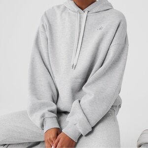 Alo Grey Accolade Hoodie